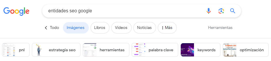 entidades seo google imagenes